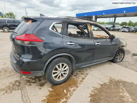 KNMAT2MV1KP507724 — 2019 Nissan Rogue, фото 3 с аукциона Copart 19.10.2026, Пожар