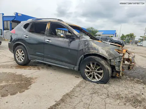 KNMAT2MV1KP507724 — 2019 Nissan Rogue, фото 4 с аукциона Copart 19.10.2026, Пожар