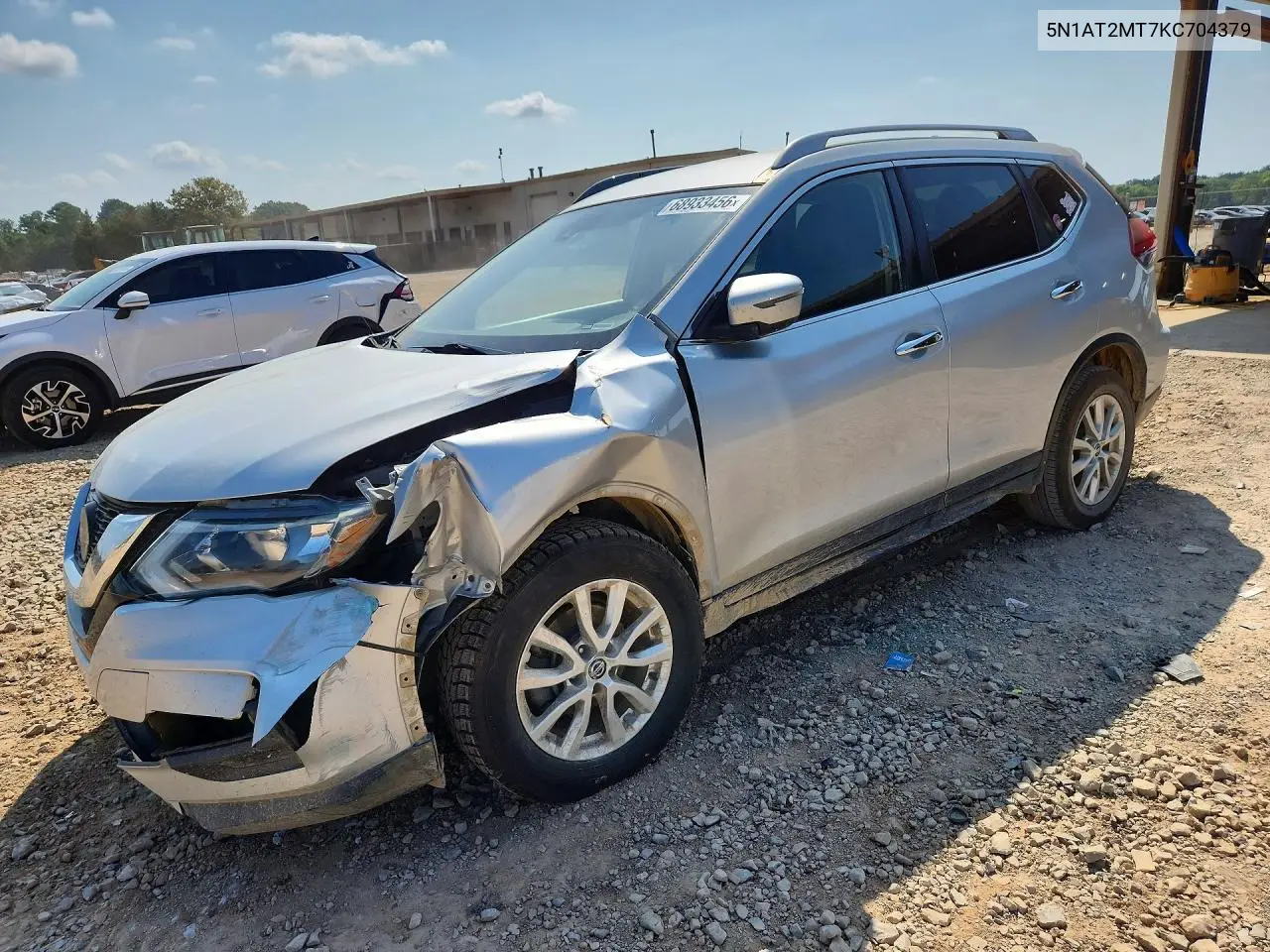 2019 Nissan Rogue Sv VIN 5N1AT2MT7KC704379 фото 1