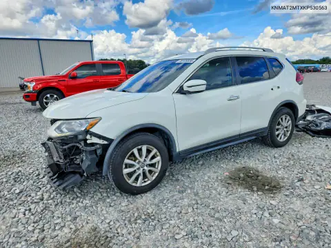 KNMAT2MTXKP530563 — 2019 Nissan Rogue, ПЕРЕДНЯЯ ЧАСТЬ, фото до ремонта