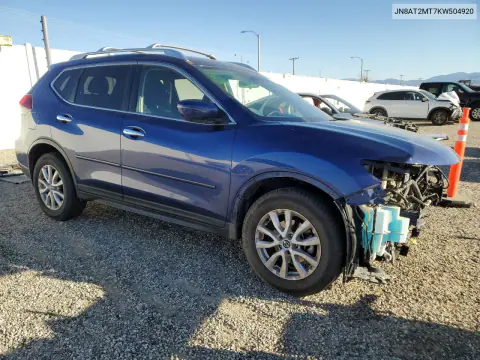 2019 Nissan Rogue Sv VIN JN8AT2MT7KW504920 фото 4