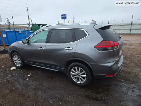 KNMAT2MT8KP520890 — 2019 Nissan Rogue, photo 2 from Copart, Mechanical damage
