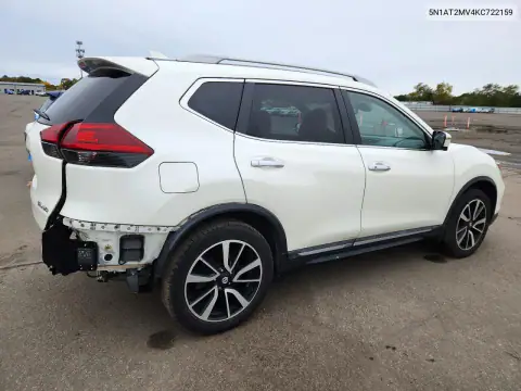5N1AT2MV4KC722159 — 2019 Nissan Rogue, zdjęcie 3 z Copart, Tył