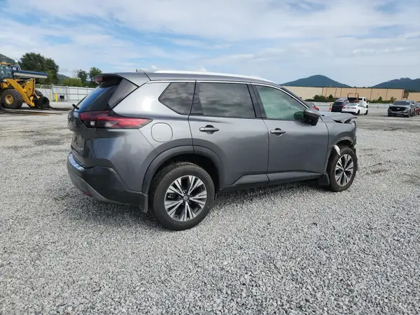 5N1AT3BA0MC722491 — 2021 Nissan Rogue, photo 3 from Copart, Front end
