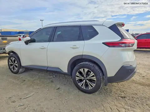 2021 Nissan Rogue Sv VIN 5N1AT3BB3MC670458 фото 2