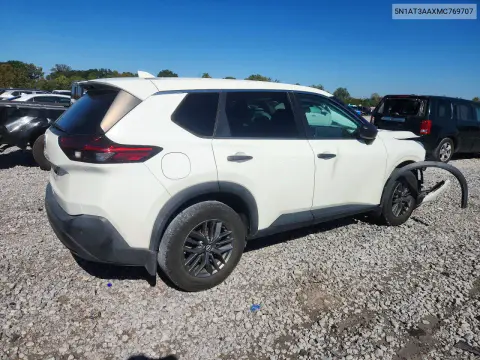 2021 Nissan Rogue S VIN 5N1AT3AAXMC769707 фото 3