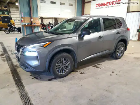 2021 Nissan Rogue S VIN 5N1AT3AB6MC708279 фото 1