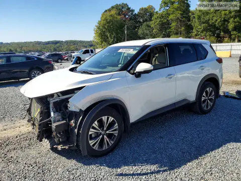 5N1AT3BA9MC812836 — 2021 Nissan Rogue, Передняя часть, фото до ремонта