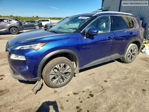 JN8AT3BA5MW022358 — 2021 Nissan Rogue, ЕСТЕСТВЕННЫЙ ИЗНОС, фото до ремонта
