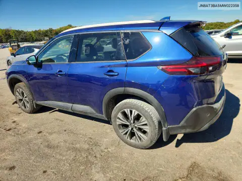 JN8AT3BA5MW022358 — 2021 Nissan Rogue, foto 2 de Copart 03.11.2026, Desgaste normal
