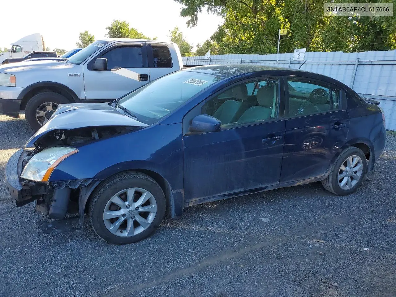 3N1AB6AP4CL617666 Nissan Sentra 2012 — uszkodzenie Przód, zdjęcie przed naprawą