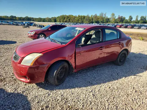 2012 Nissan Sentra 2.0 VIN 3N1AB6AP2CL697145 фото 1