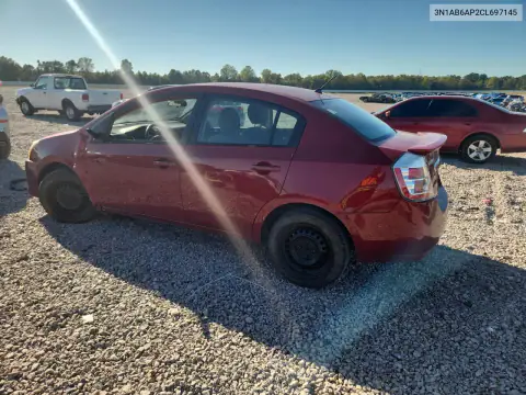 2012 Nissan Sentra 2.0 VIN 3N1AB6AP2CL697145 фото 2
