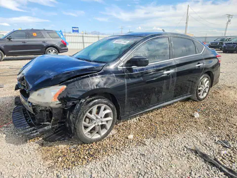 3N1AB7AP4EY220907 — 2014 Nissan Sentra, Передняя часть (Front End), фото до ремонта