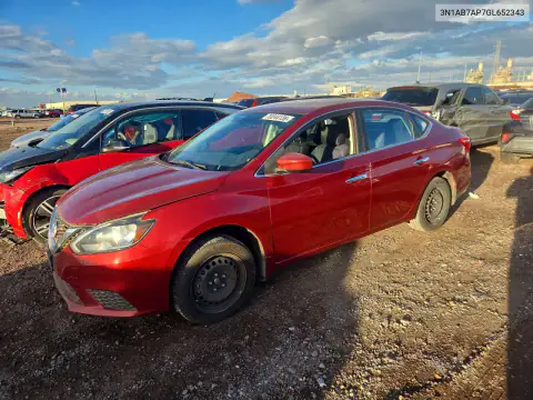 3N1AB7AP7GL652343 — 2016 Nissan Sentra, Мелкие вмятины and царапины (Minor Dent/Scratches), before-repair photos