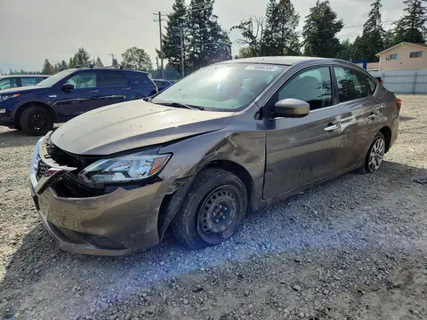 3N1AB7AP6GL653676 — 2016 Nissan Sentra, Передняя часть (Front End), фото до ремонта