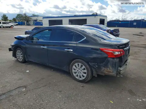 3N1AB7AP9JY342575 — 2018 Nissan Sentra, фото 2 с аукциона Copart 23.10.2026, ПЕРЕДНЯЯ ЧАСТЬ