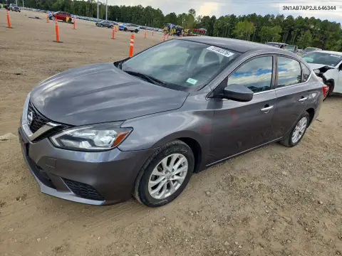 3N1AB7AP2JL646344 — 2018 Nissan Sentra, Передня частина, фото до ремонту