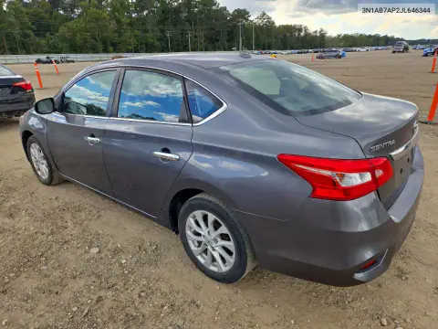 3N1AB7AP2JL646344 — 2018 Nissan Sentra, photo 2 from Copart, Front end