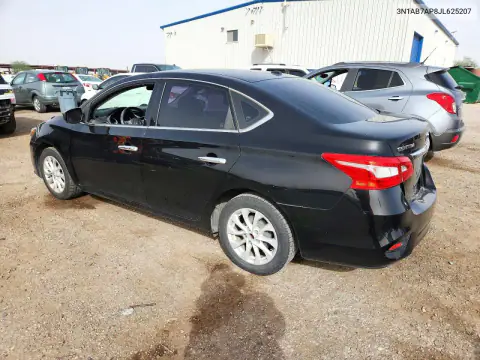 3N1AB7AP8JL625207 — 2018 Nissan Sentra, ფოტო 2, Copart, უკანა ნაწილი