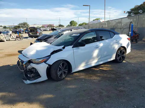 3N1AB8DV0MY217744 — 2021 Nissan Sentra, Front end (Front End), before-repair photos