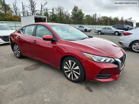 2021 Nissan Sentra Sv VIN 3N1AB8CVXMY216635 фото 4