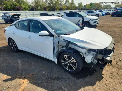 2021 Nissan Sentra Sv VIN 3N1AB8CVXMY209314 фото 4