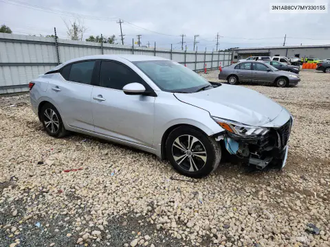 2021 Nissan Sentra Sv VIN 3N1AB8CV7MY330155 фото 4