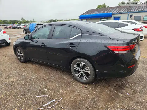 3N1AB8CV0MY224047 — 2021 Nissan Sentra, photo 2 from Copart, Side