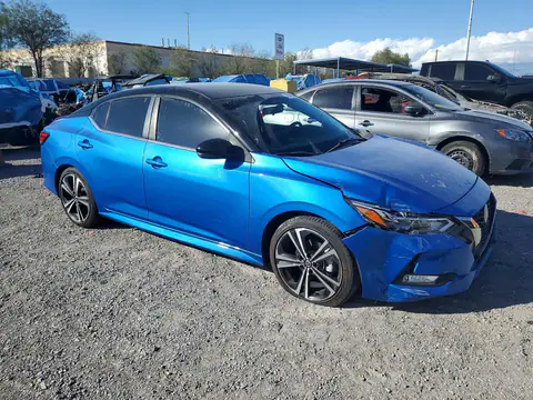 3N1AB8DV1MY246900 — 2021 Nissan Sentra, photo 4 from Copart, Front end