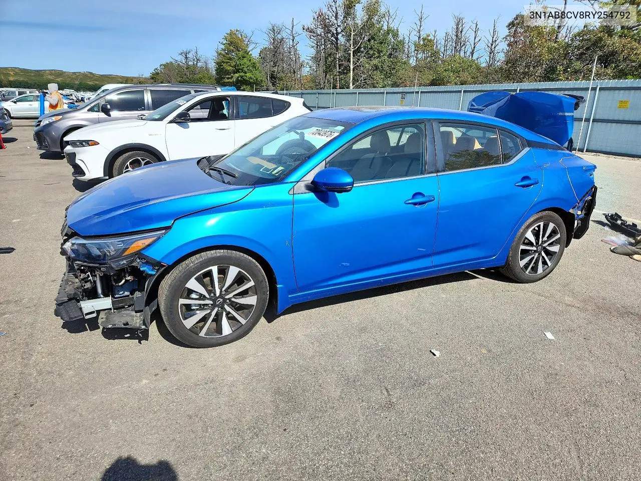 2024 Nissan Sentra Sv VIN 3N1AB8CV8RY254792 фото 1
