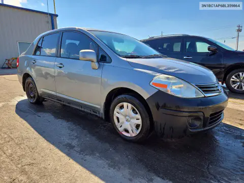 2011 Nissan Versa 1.8 S VIN 3N1BC1AP6BL359864 фото 4
