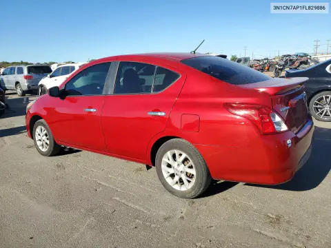 2015 Nissan Versa 1.6 Sv VIN 3N1CN7AP1FL829886 фото 2