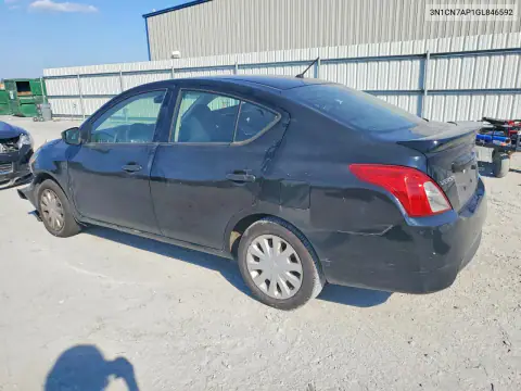 3N1CN7AP1GL846592 — 2016 Nissan Versa, photo 2 from Copart, Front end