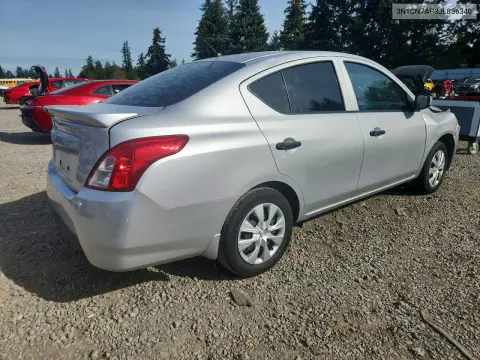 2018 Nissan Versa S Plus VIN 3N1CN7AP3JL856340 фото 3