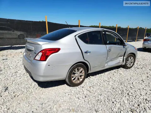 2018 Nissan Versa Sv VIN 3N1CN7AP6JL829570 фото 3