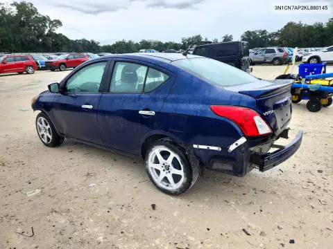 2019 Nissan Versa Sv VIN 3N1CN7AP2KL880145 фото 2