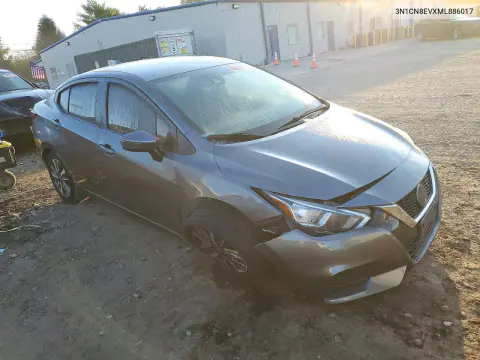 2021 Nissan Versa Sv VIN 3N1CN8EVXML886017 фото 4
