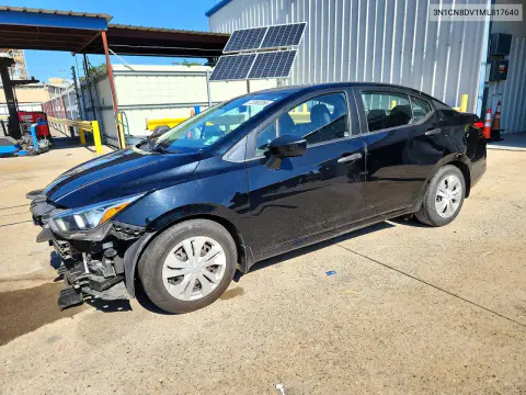 3N1CN8DV1ML817640 — 2021 Nissan Versa, Передняя часть, фото до ремонта