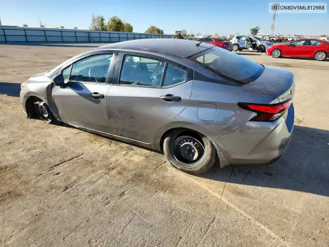 2021 Nissan Versa S VIN 3N1CN8DV5ML812988 фото 2