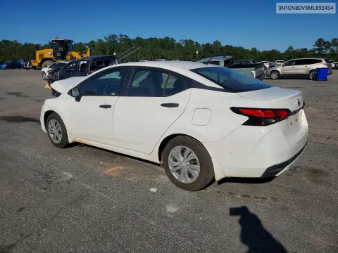 2021 Nissan Versa S VIN 3N1CN8DV5ML892454 фото 2