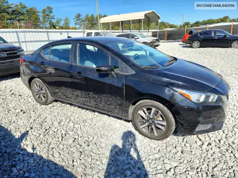 3N1CN8EV4ML840098 — 2021 Nissan Versa, фото 4 з Copart, Задня частина