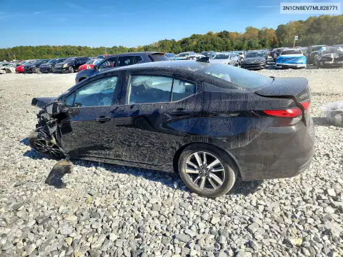 3N1CN8EV7ML828771 — 2021 Nissan Versa, фото 2 з Copart, Передня частина