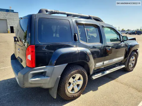 2012 Nissan Xterra X VIN 5N1AN0NW4CC502219 фото 3