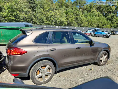 WP1AE2A21CLA90729 — 2012 Porsche Cayenne, photo 3 from Copart 16.10.2026, Front end