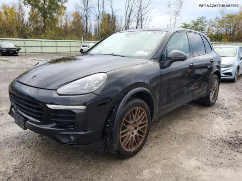 2017 Porsche Cayenne VIN WP1AA2A27HKA81932 фото 1