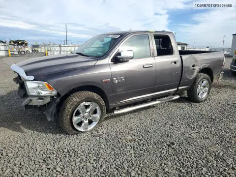 1C6RR7GTXFS659455 — 2015 RAM 1500, Передняя часть, фото до ремонта