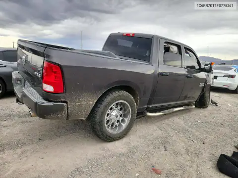 1C6RR7KT1FS778261 — 2015 RAM 1500, фото 3 с аукциона Copart, Передняя часть