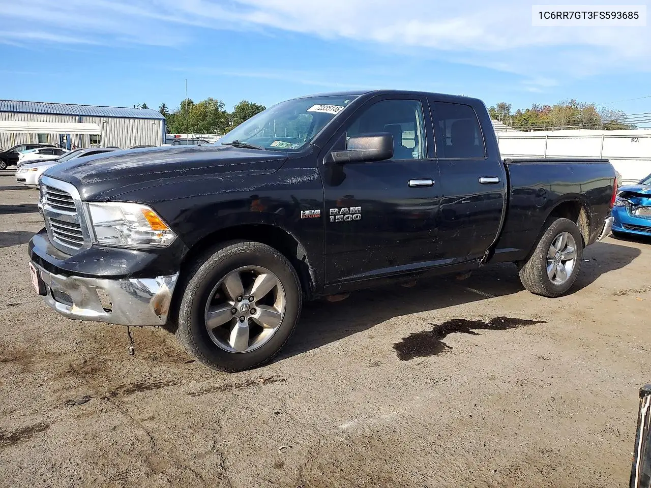 2015 Ram 1500 Slt VIN 1C6RR7GT3FS593685 фото 1