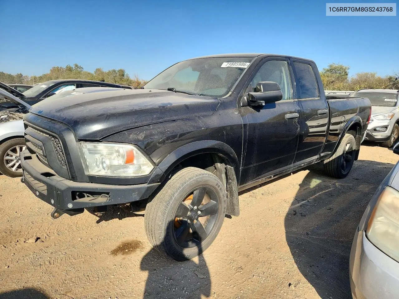 1C6RR7GM8GS243768 RAM 1500 2016 — Mechanical damage damage, before-repair photo